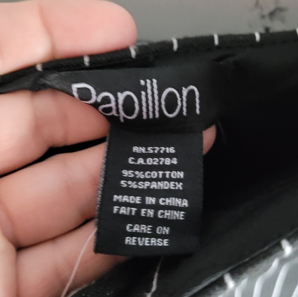 PAPILLON | wide leg stretch crop jumpsuit romper - Picture 7 of 8